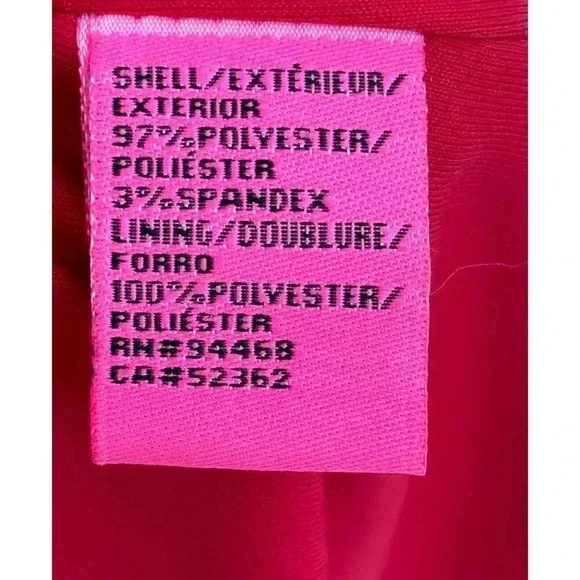 Betsey Johnson Womens Crepe Georgette Elegant Midi Dress Red Size 4 - Picture 7 of 13